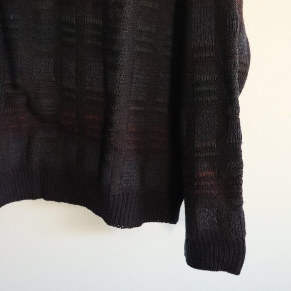 Vntg Arnold Palmer Men's Sz M Multi-Colored Long Sleeve Pullover Crew Sweater - Picture 8 of 10